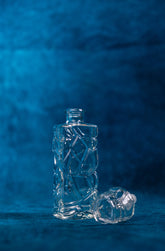 ‘70s Glass Rock Imitation Decanter